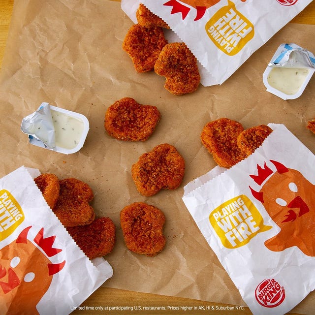 Burger King selling 10 chicken nuggets for $1