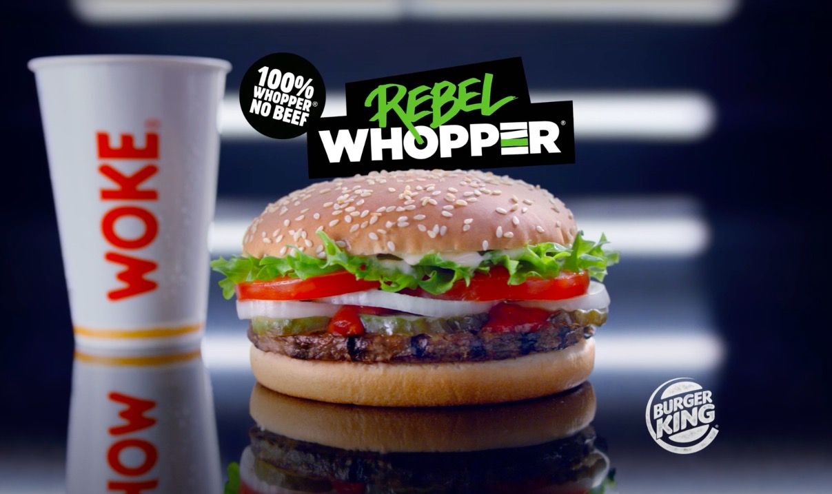 Burger Kings plant-based Rebel Whopper burger ads banned for not being vegan photo