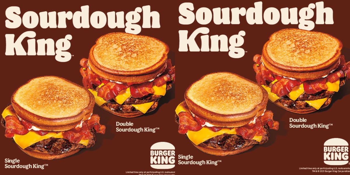 Burger King Brought Back The Sourdough King