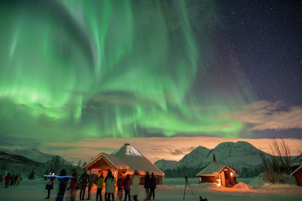 Troms hoofdstad van het noorderlicht Noorwegen