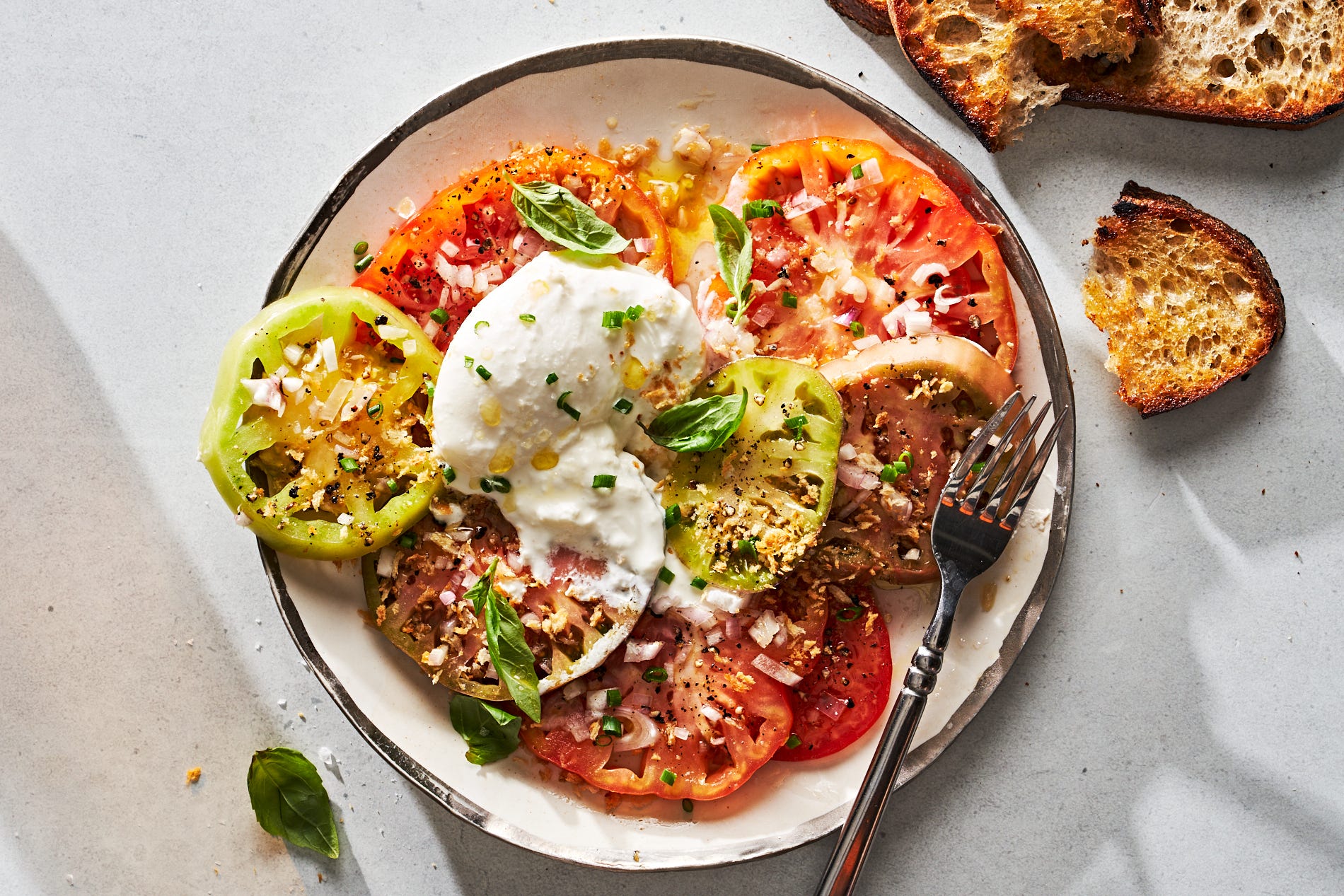 Heirloom Tomato Salad - Delish Knowledge