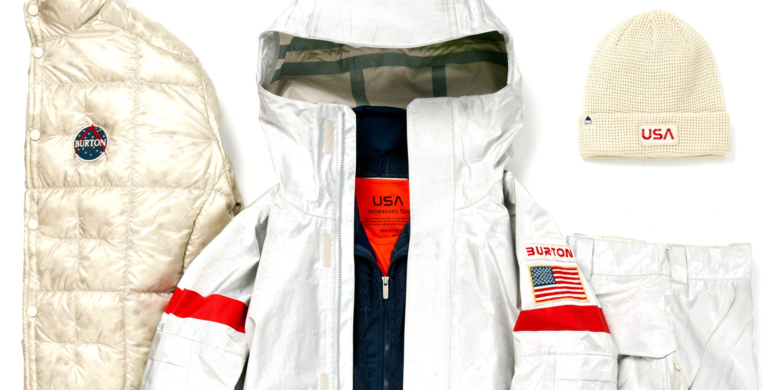 Burton Designed Uniforms for the US Snowboard Team Inspired by NASA