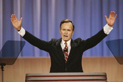 George Bush Speaking at Republican Convention