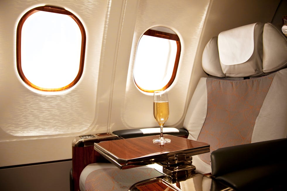 business class flight