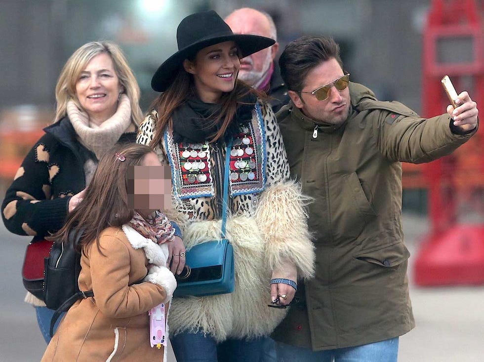 David Bustamante y su familia en Nueva York