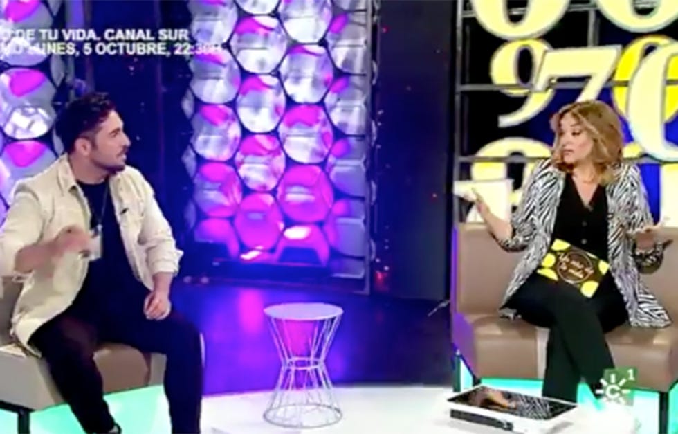 david bustamante y toñi moreno en el programa 'un año de tu vida'