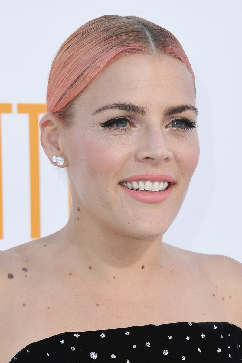 Busy Philipps Pink Hair - Premiere Of STX Films' 'I Feel Pretty' - Arrivals
