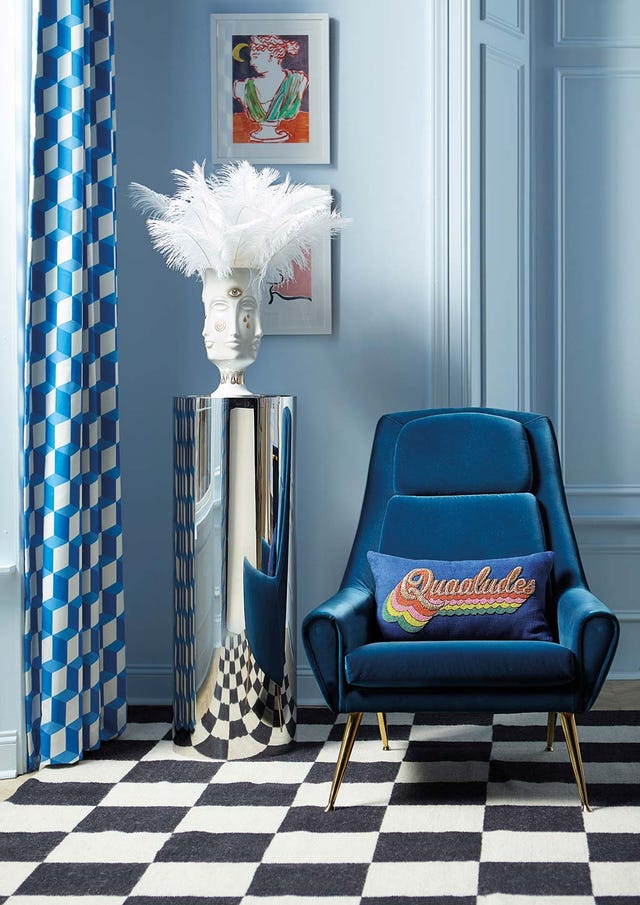 Butaca azul de Jonathan Adler