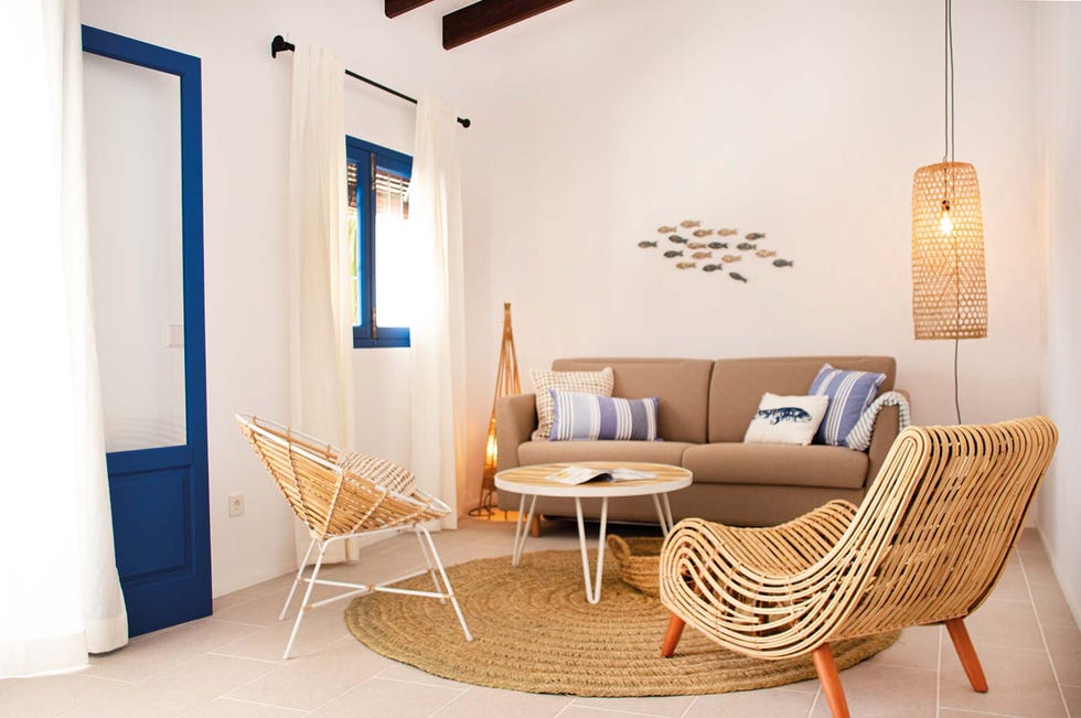 casa de vacaciones en formentera salón