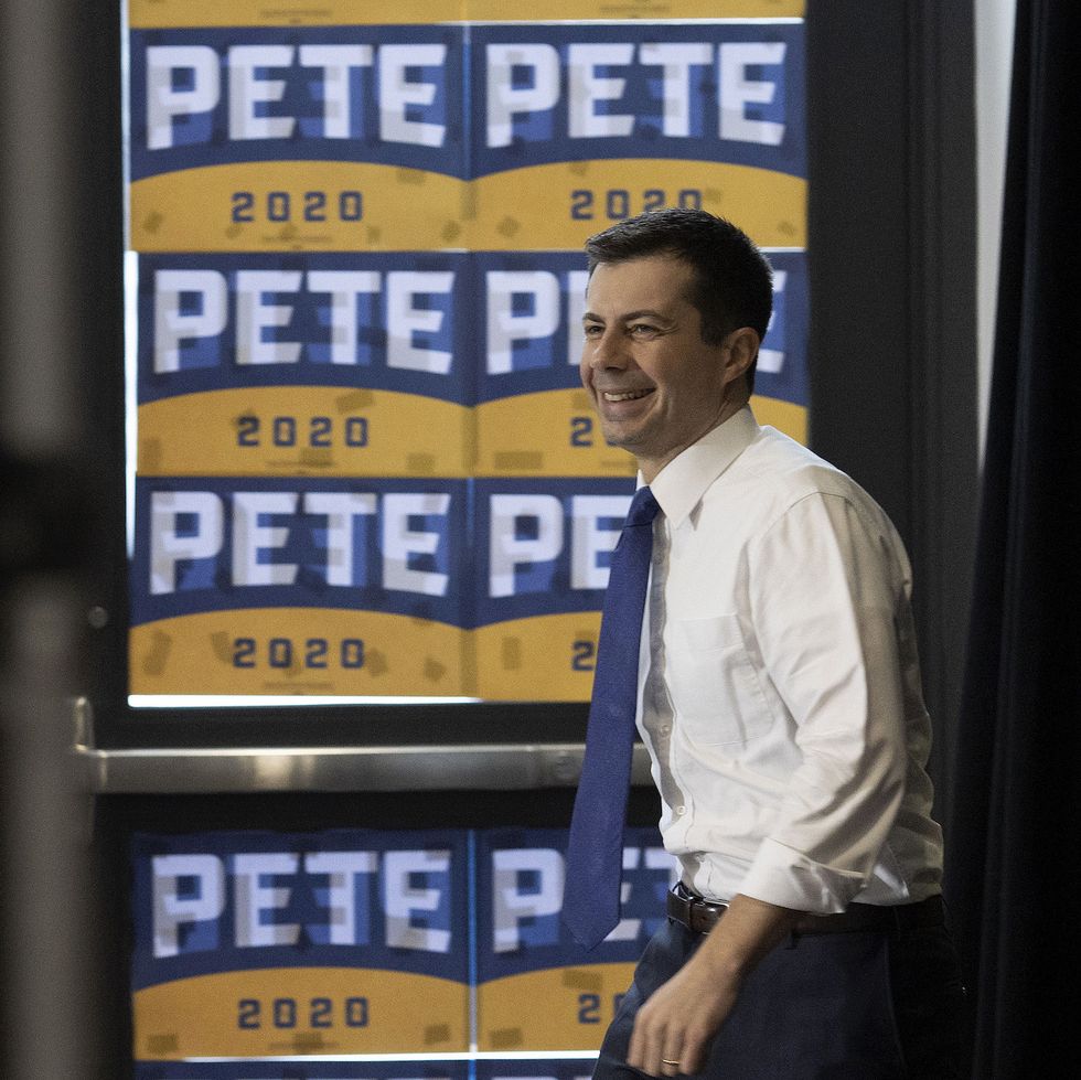 Presidential Candidate Pete Buttigieg Campaigns In New Hampshire Ahead Of Primary