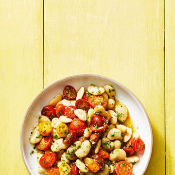 butter bean salad with herby vinaigrette