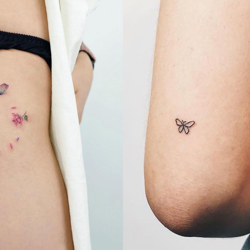 simple butterfly tattoo designs