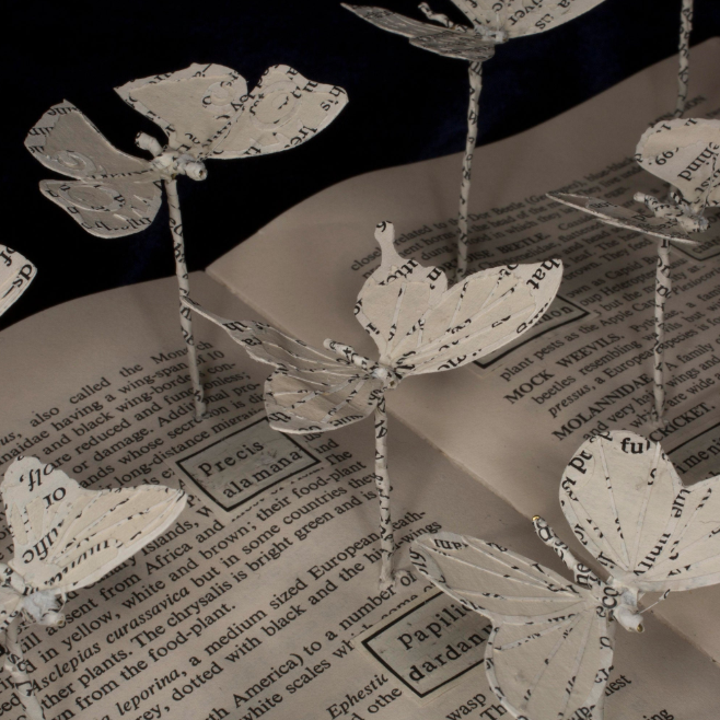 Artist Emma Taylor Creates Sculpture from Pages of Books