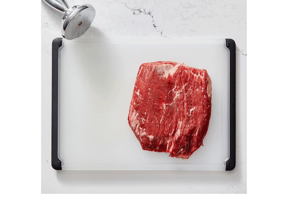 butterflying beef
