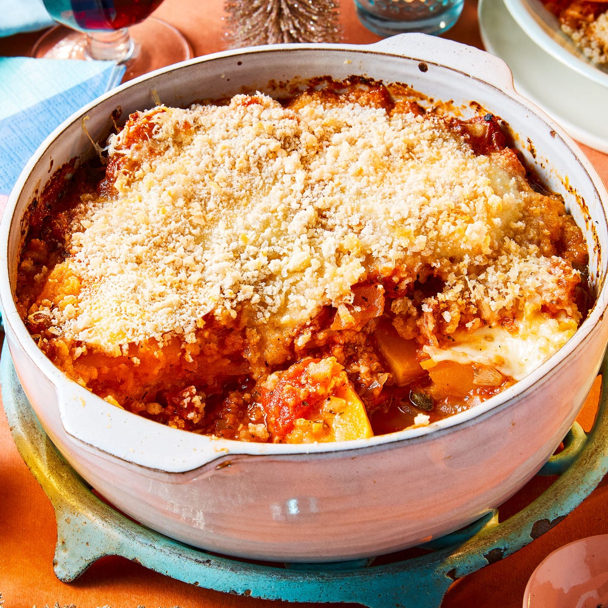 preview for Air Fryer Butternut Squash Parmigiana Gratin