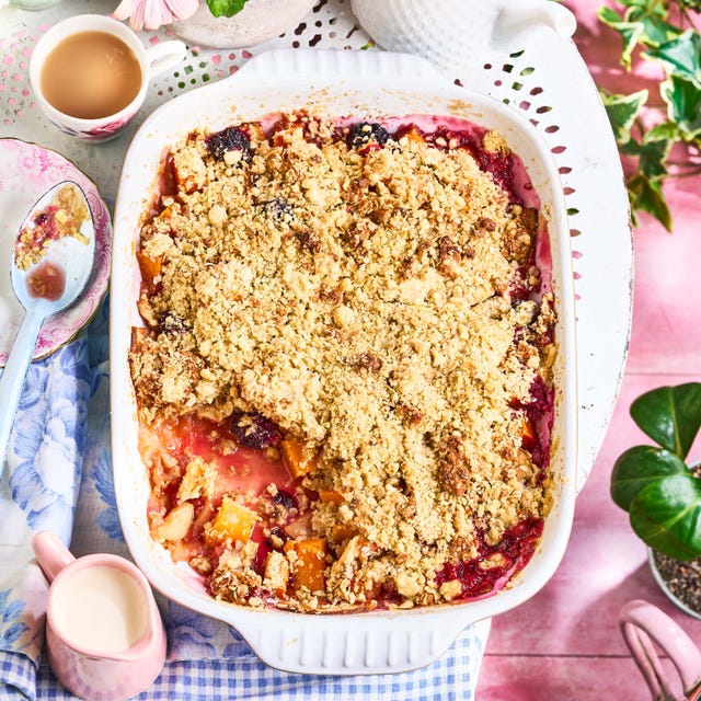 butternut squash, apple and blackberry crumble recipe