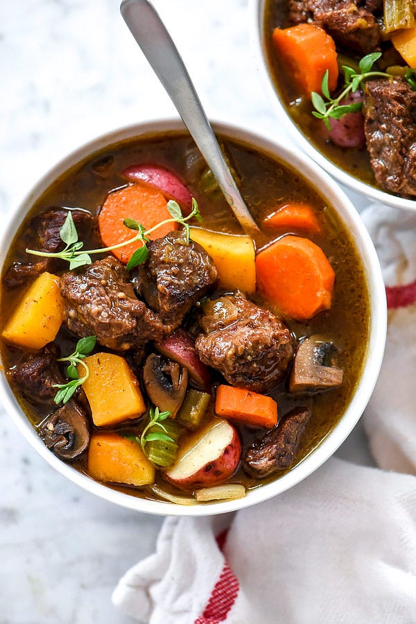 Butternut Squash Beef Stew