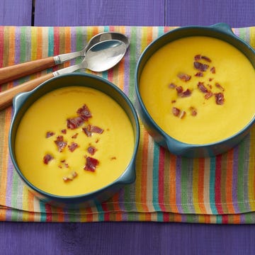 butternut squash soup with bacon the pioneer woman's butternut squash soup with bacon recipe