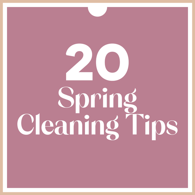 20 spring cleaning tips