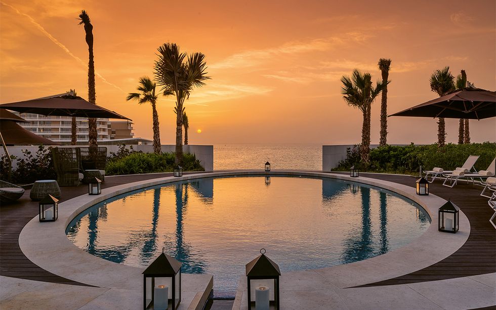 Villa Dubai pool  at BVLGARI  Resort & Residences, Dubai 
