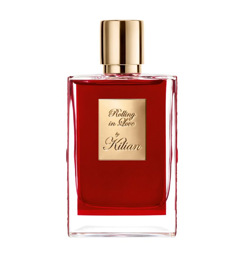 Perfume, Product, Red, Beauty, Fluid, Glass bottle, Liquid, Bottle, Rectangle, Cosmetics, 