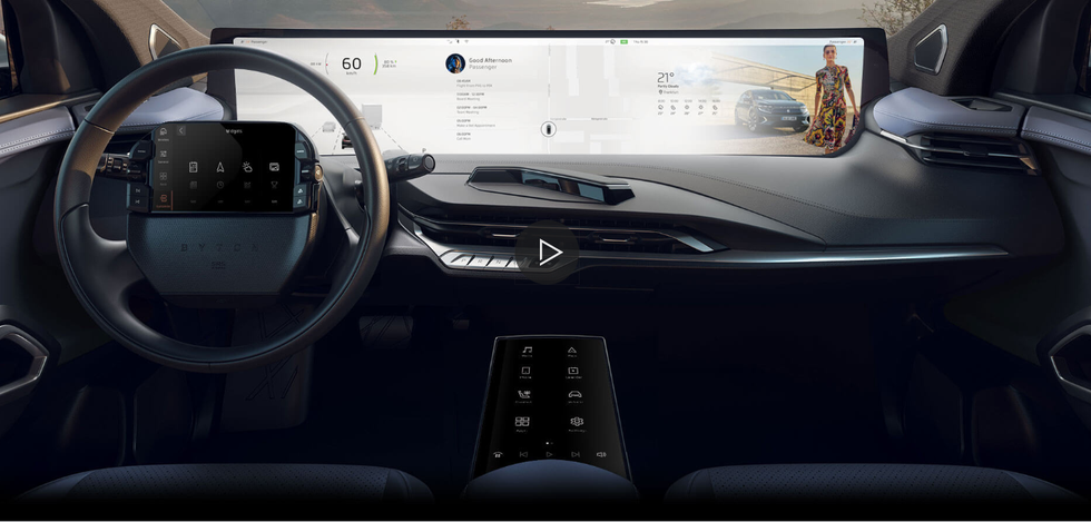 Byton shows off latest electric connected M-Byte at CES