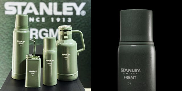 美國瘋搶保溫壺stanley與藤原浩聯名系列限量開賣！經典錘紋綠＋閃電 logo必須收藏