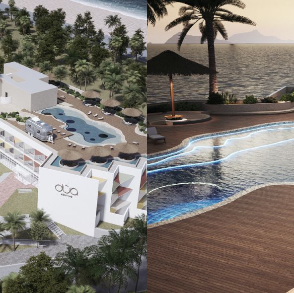 墾丁全新渡假飯店「hotel dùa」亮點搶先看！360度空中環景泳池酒吧、飽覽山海一線絕佳美景