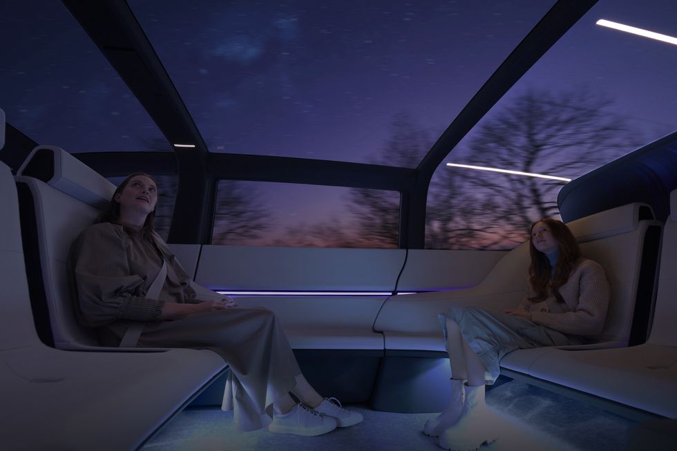 honda spacehub concept ces 2024 interior highlight