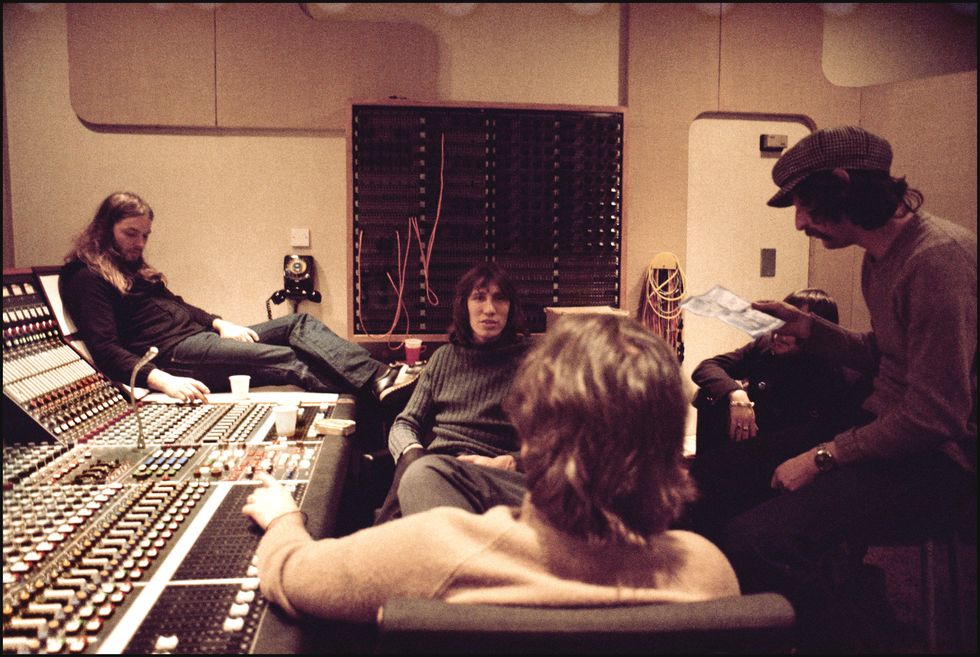 Jill Furmanovsky, Pink Floyd, Abbey Road Studios