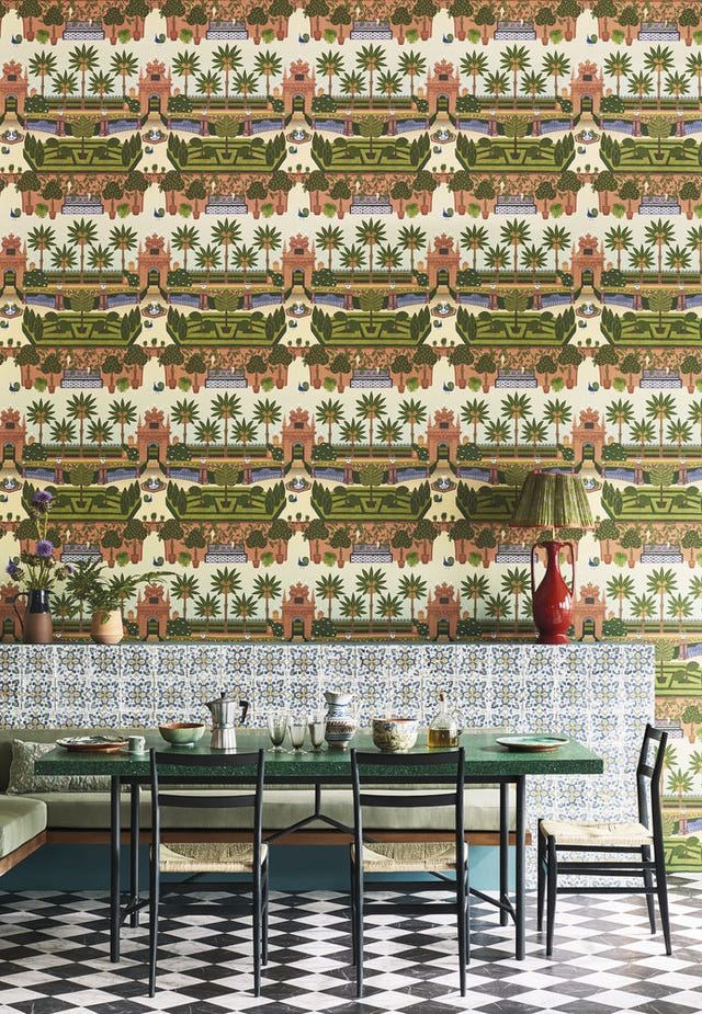 ‘Alcazar Garden’ wallper from the Seville Collection by Cole & Son