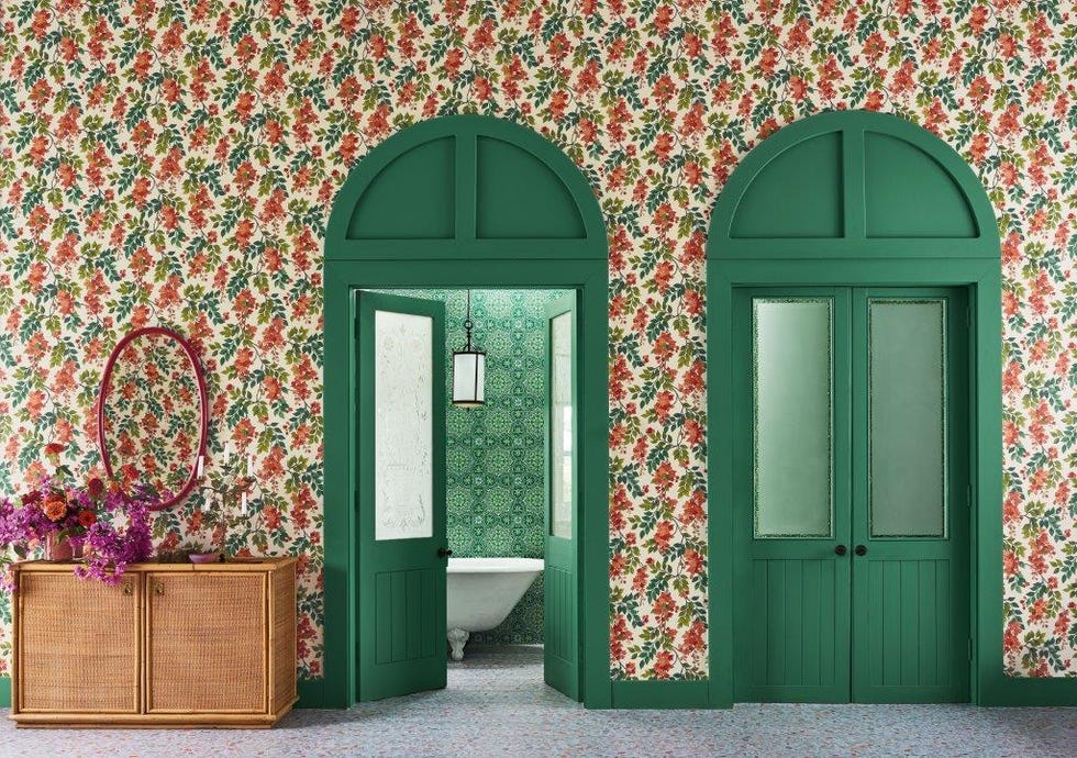 ‘Bougainvillea’ is part of the ‘Seville’ wallpaper collection