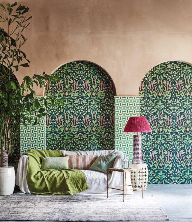 ‘Jasmine serin symphony’ part of ‘Seville’ wallpaper collection