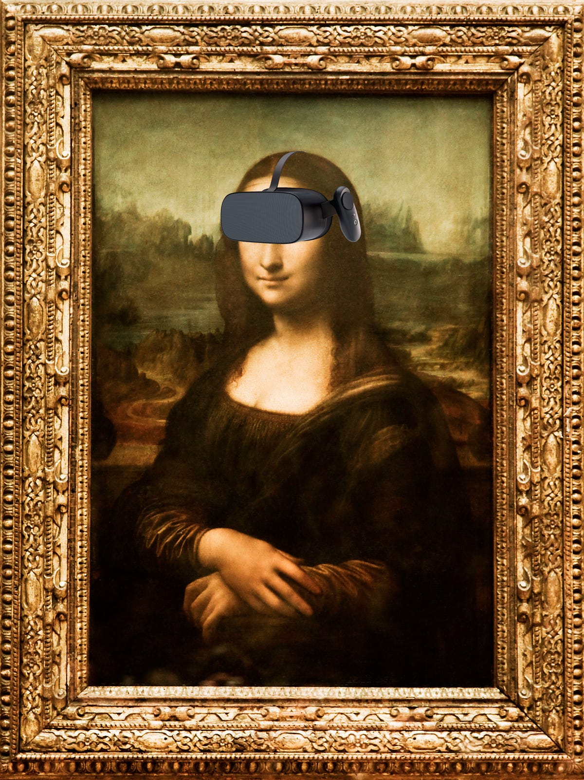 The Mona Lisa in virtual reality in your own home