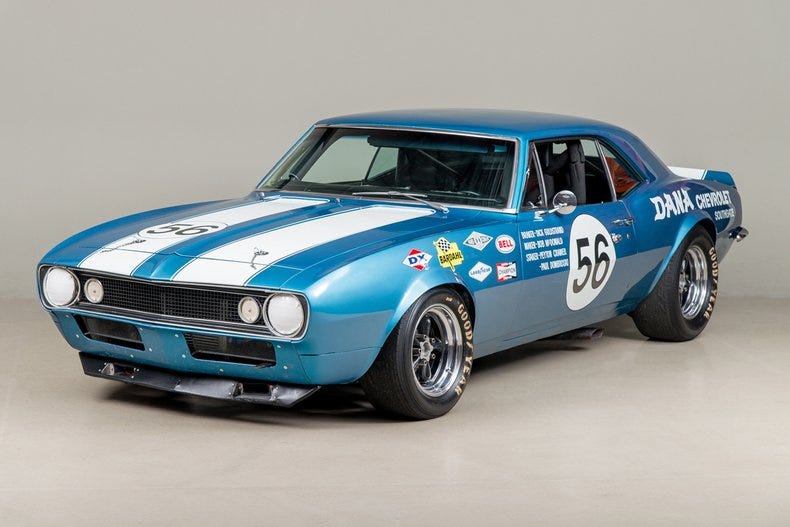 1967 Camaro Trans Am Race Car for Sale on Classic Driver