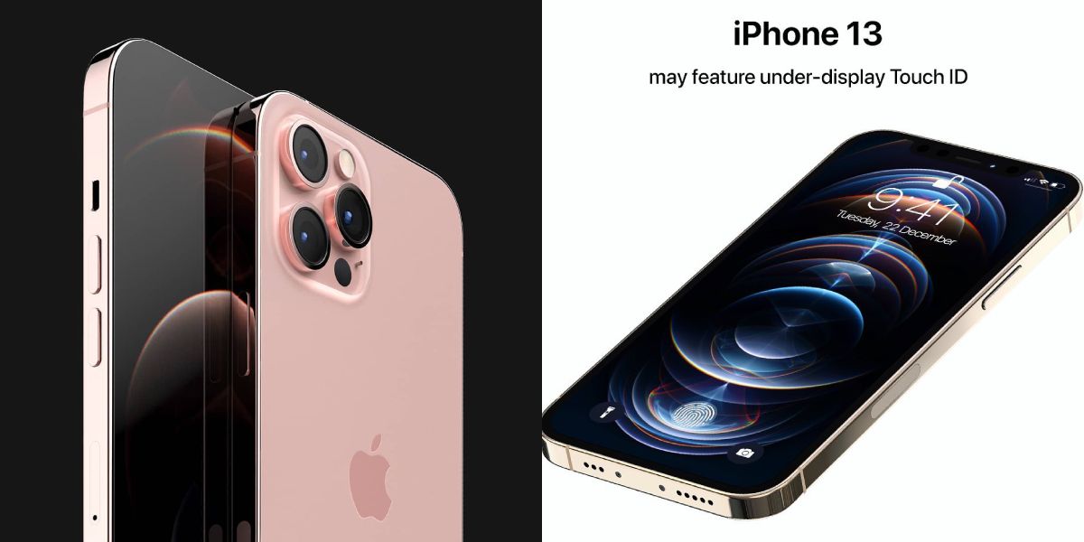 iphone 13「touch id回歸、剪瀏海」概念圖曝光！apple成功申請螢幕指紋辨識專利