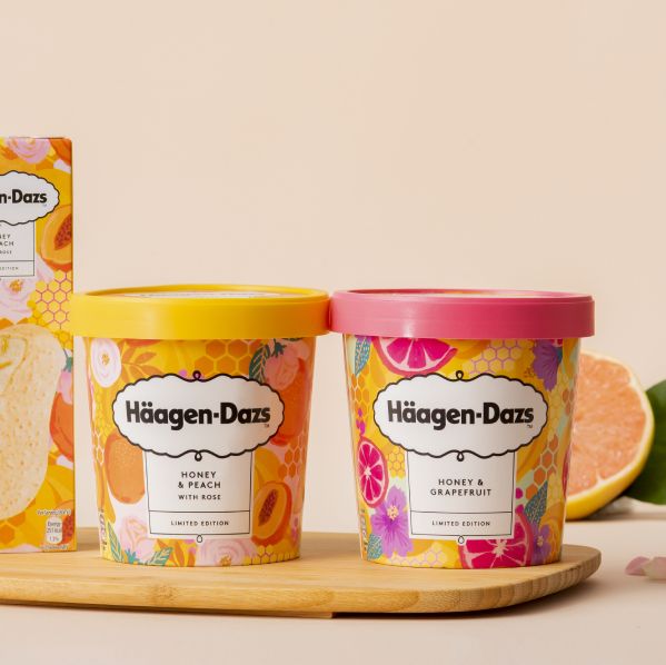 häagen dazs春季限定「蜂蜜系列冰淇淋」上市！攜手小蜜蜂爺爺推出「甜蜜蜂潮」禮盒