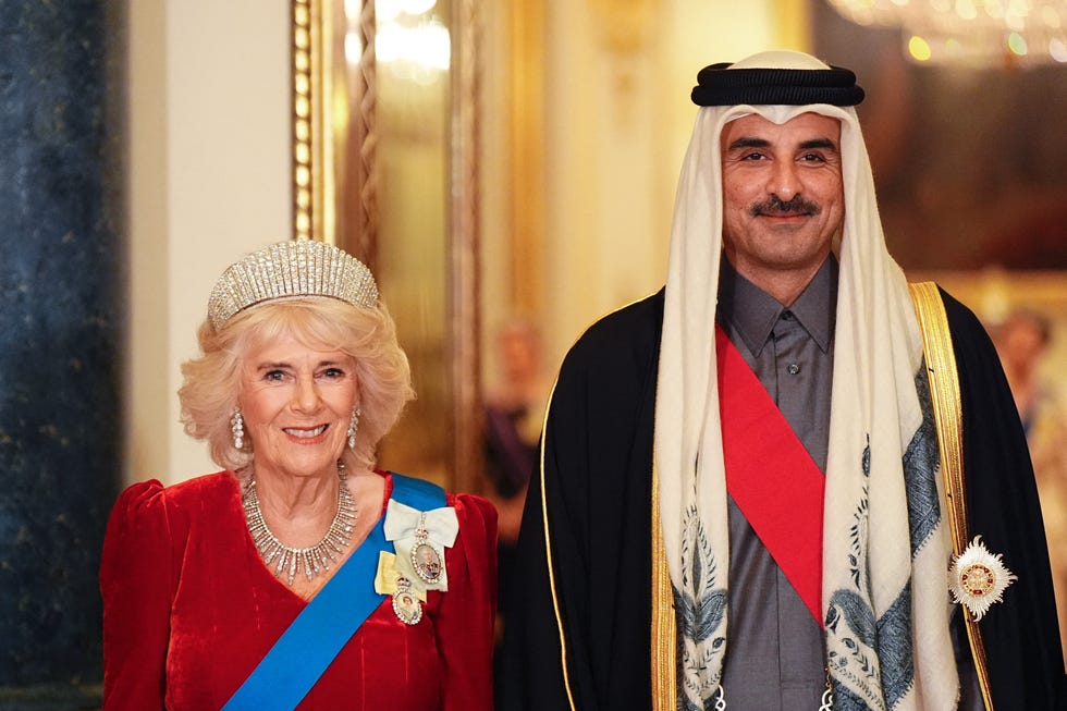 BRITAIN QATAR ROYALS DIPLOMACY