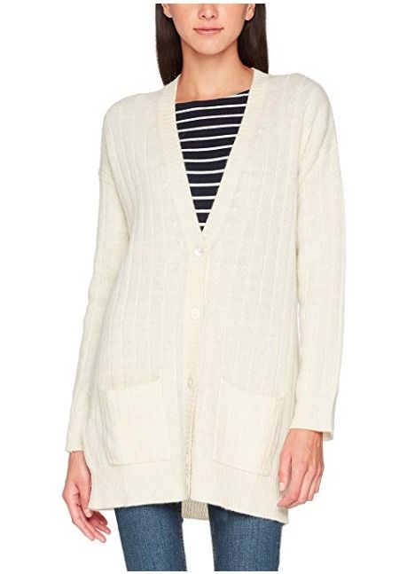 Clothing, Outerwear, White, Sleeve, Sweater, Cardigan, Neck, Beige, Top, Jacket, 