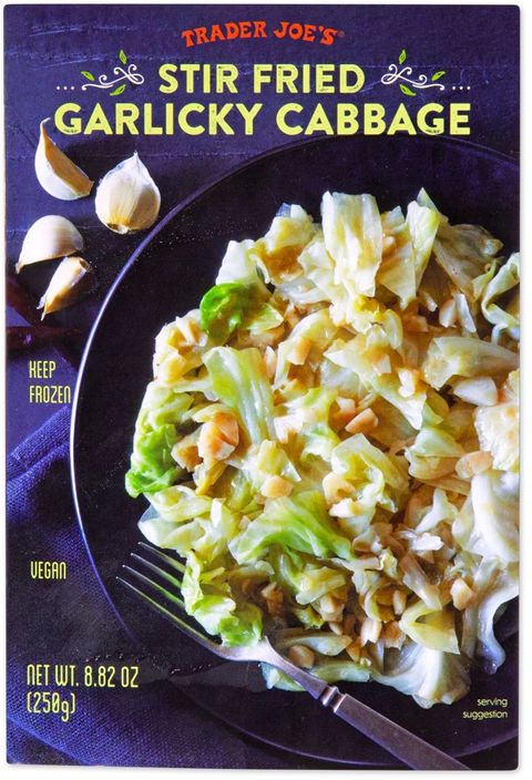 trader joe's stir fried garlicky cabbage