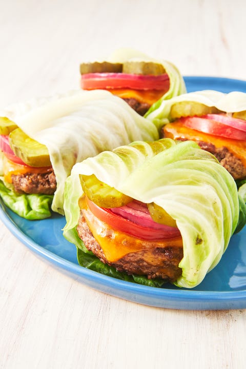 cabbage burger wraps