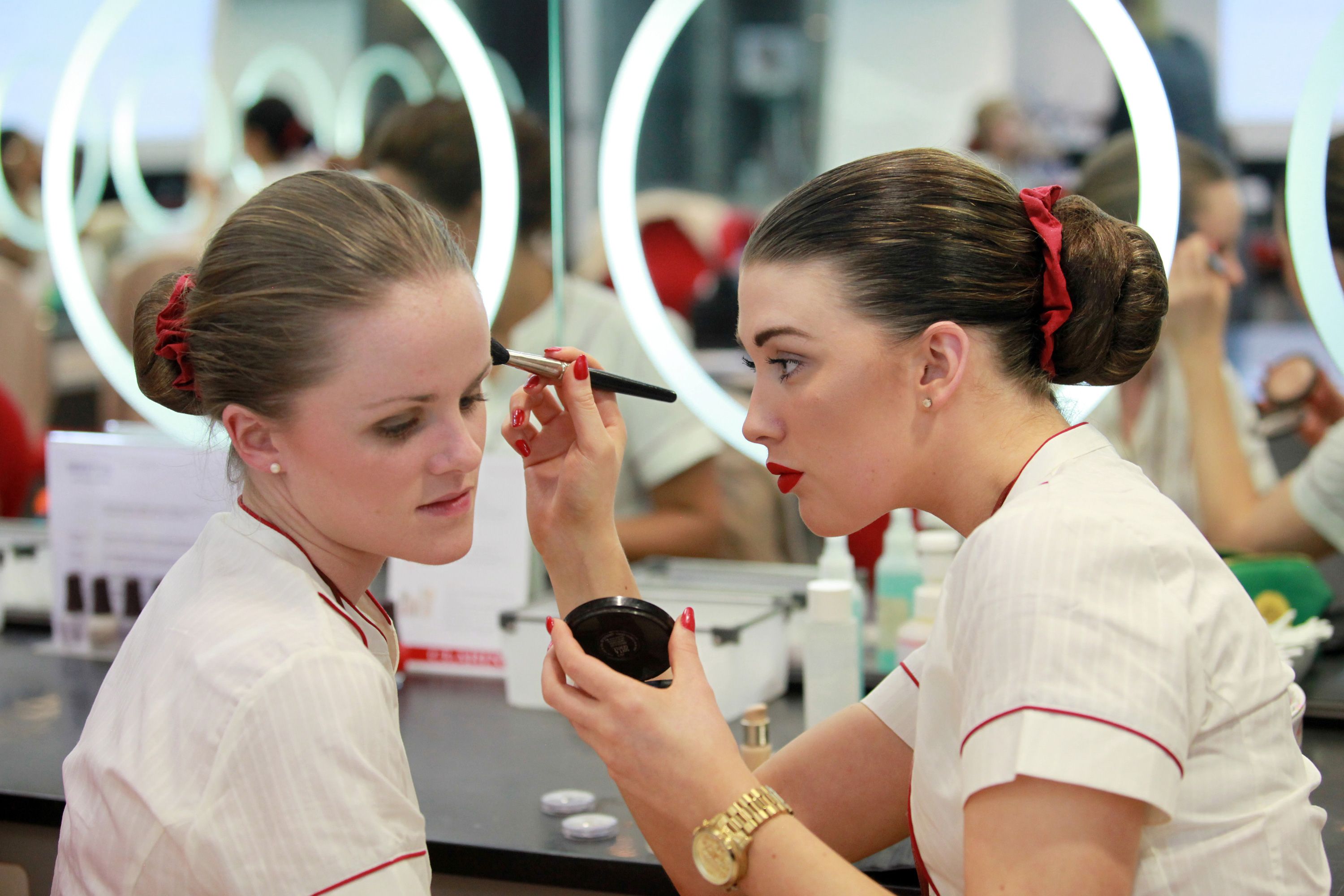 Emirates Cabin Crew Hair And Makeup 