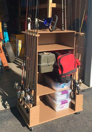 fishing tackle cabinet