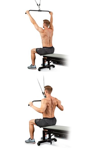 Shoulder, Weights, Exercise equipment, Arm, Leg, Joint, Fitness professional, Standing, Sitting, Bench, 