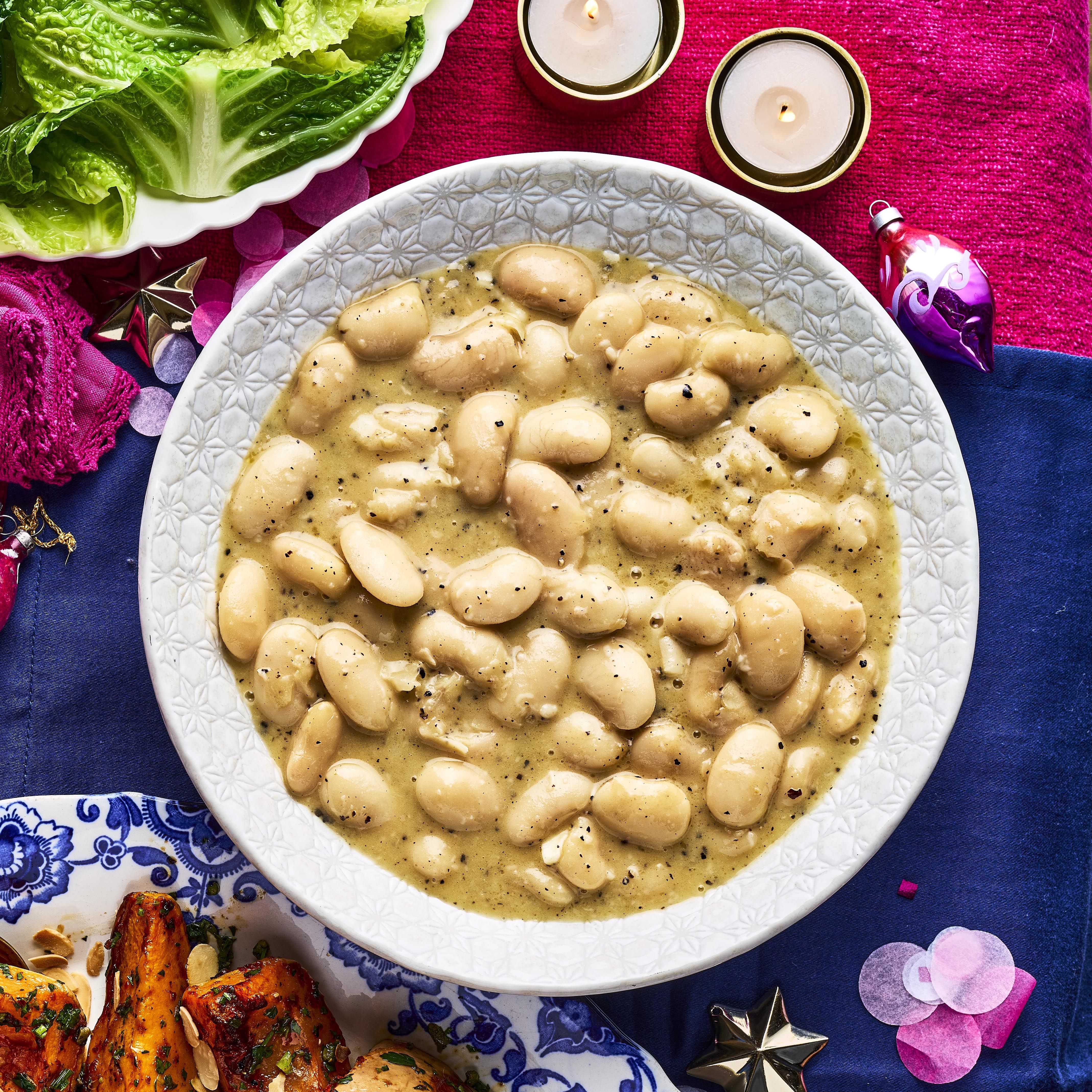 Cacio E Pepe Butter Beans