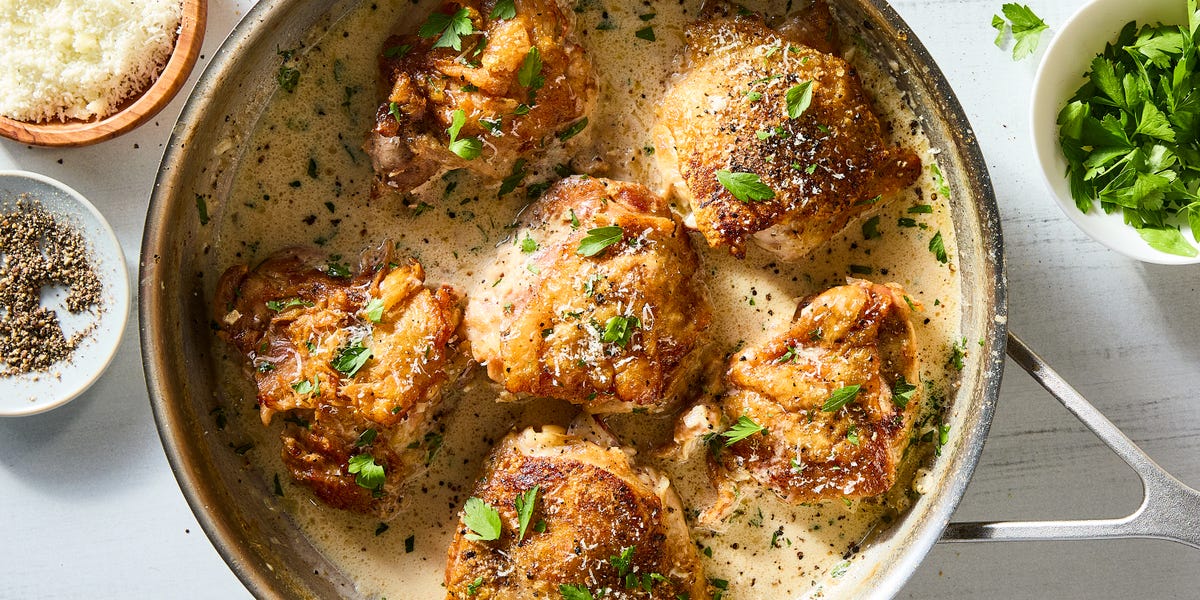 preview for This Cacio E Pepe-Inspired Chicken Is Sure To Please Even The Pickiest Of Eaters