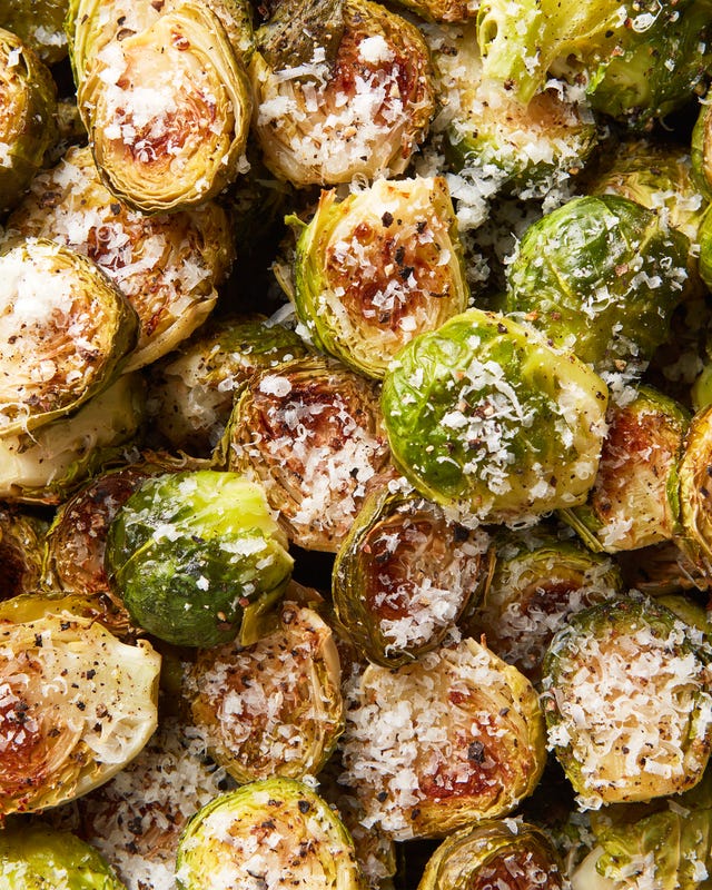 cacio e pepe brussels sprouts