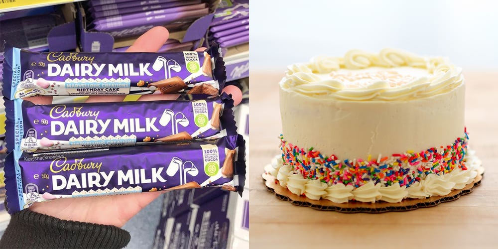 Cadbury Dairy Milk Birthday Cake Bars Are Here Australia's Best Recipes ...