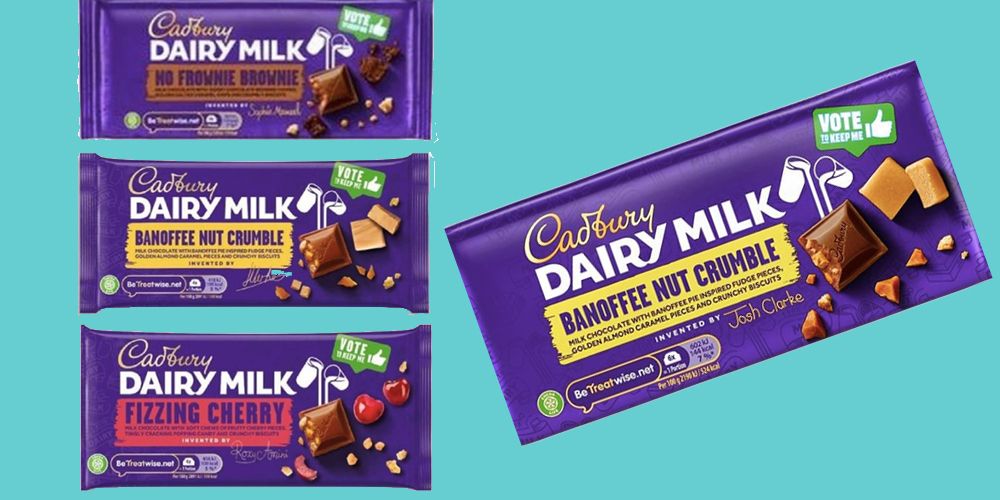 Cadbury flavours clearance