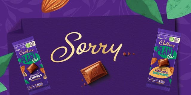 cadbury plant bar vegan chocolate bar